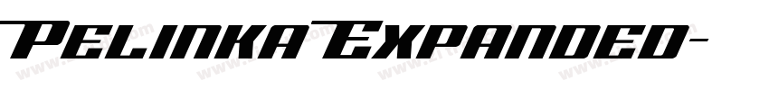 Pelinka Expanded字体转换
